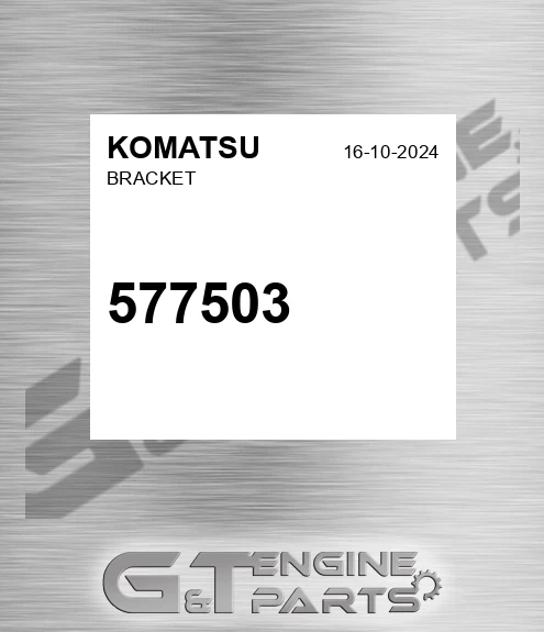 577503 KOMATSU Bracket