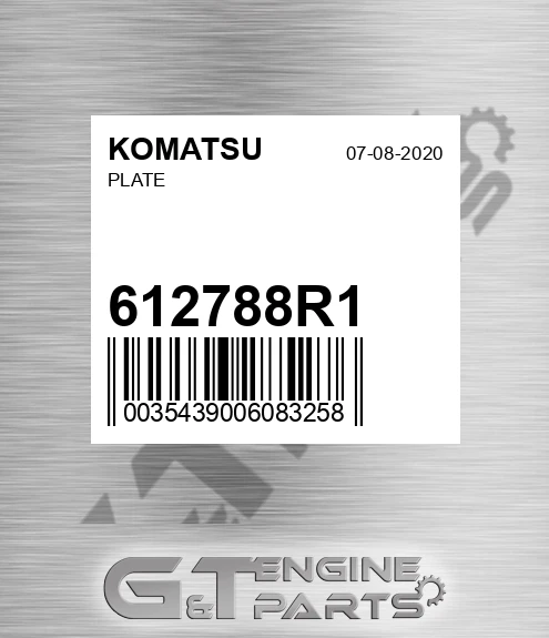 612788R1 Plate