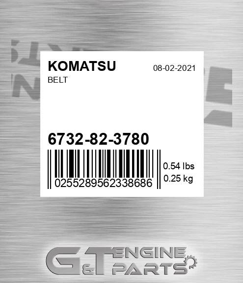 6732-82-3780 Belt for KOMATSU