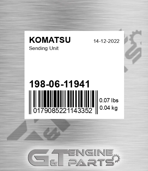 198-06-11941 Sending Unit