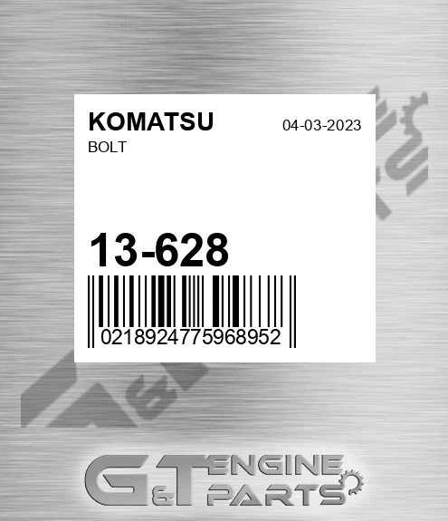 13-628 Bolt