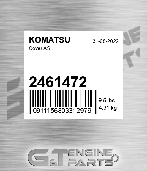 2461472 Cover As. for KOMATSU