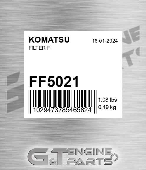 FF5021 KOMATSU Filter F