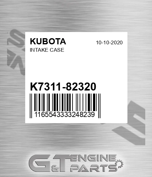 K7311-82320 Intake Case for KUBOTA