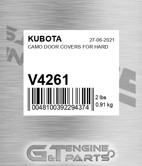 V4261 Camo Door Covers For Hard for KUBOTA