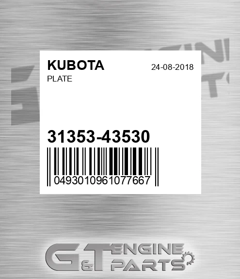 31353-43530 Plate