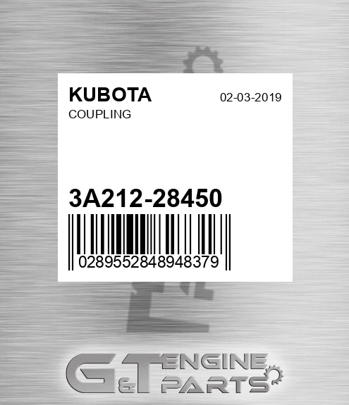 3A212-28450 Coupling