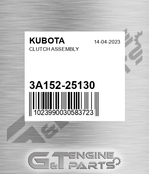 3A152-25130 Clutch Assembly for KUBOTA