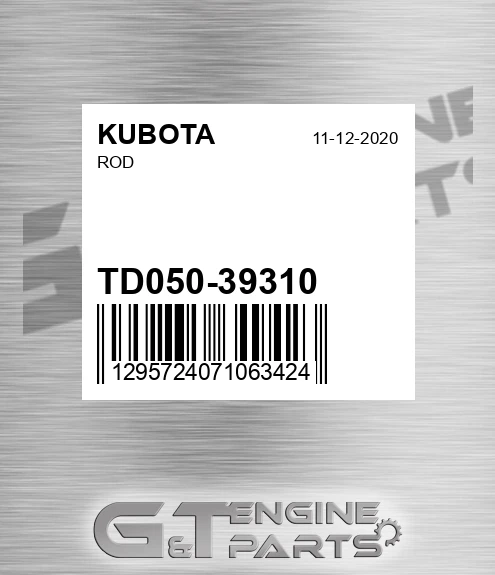 TD050-39310 Rod for KUBOTA