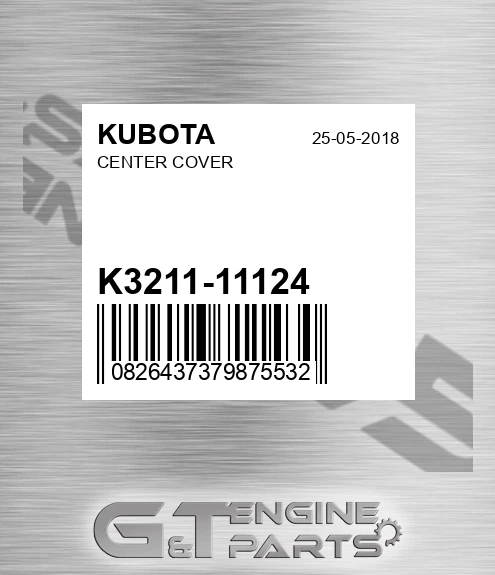K3211-11124 Center Cover for KUBOTA
