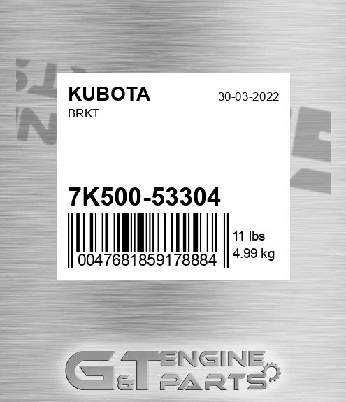 7K500-53304 Brkt