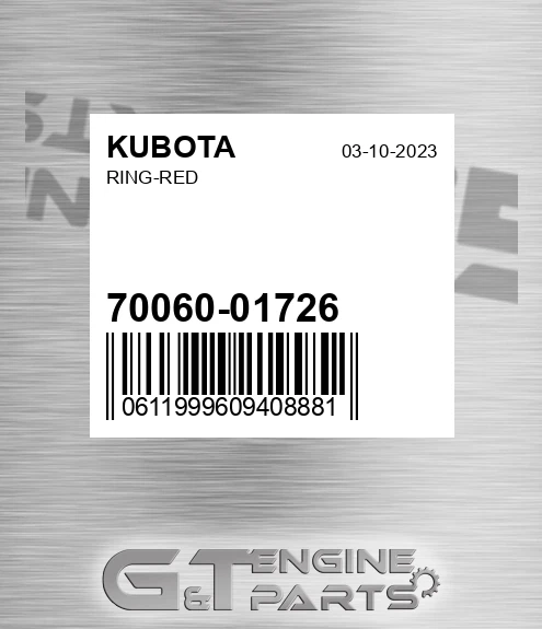70060-01726 Ring-red for KUBOTA