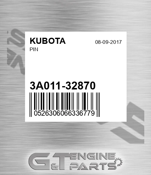 3A011-32870 Pin