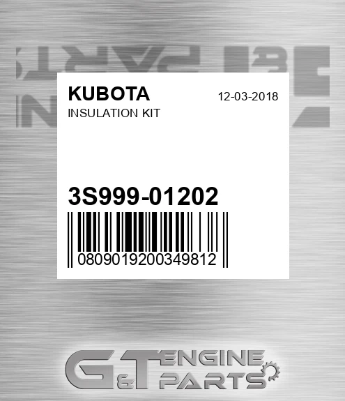 3S999-01202 Insulation Kit
