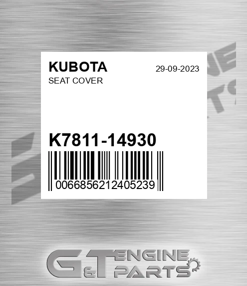 K7811-14930 Seat Cover