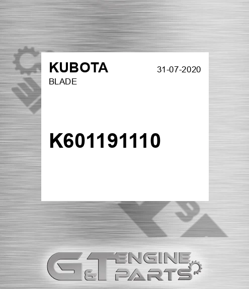 K6011-91110 Blade