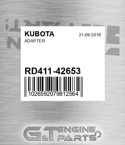 RD411-42653 Adapter for KUBOTA