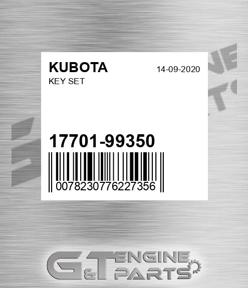 17701-99350 Key Set