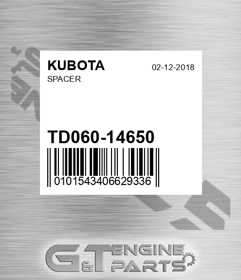 TD060-14650 Spacer for KUBOTA