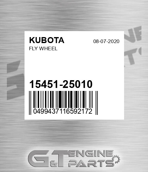 15451-25010 Fly Wheel