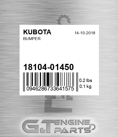 18104-01450 Bumper