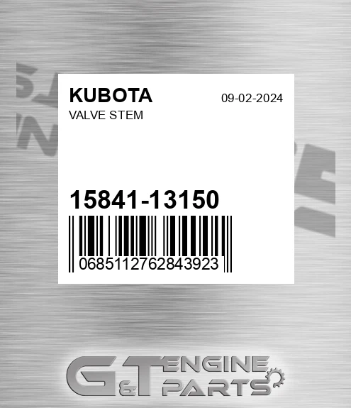 15841-13150 Valve Stem