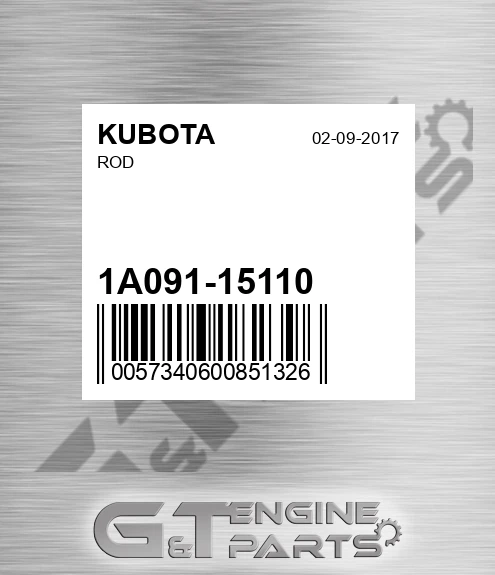 1A091-15110 Rod