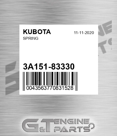 3A151-83330 Spring