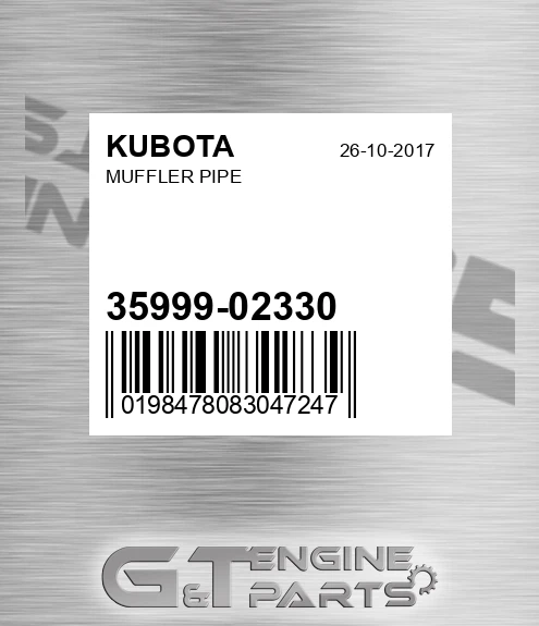 35999-02330 Muffler Pipe