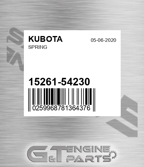 15261-54230 Spring