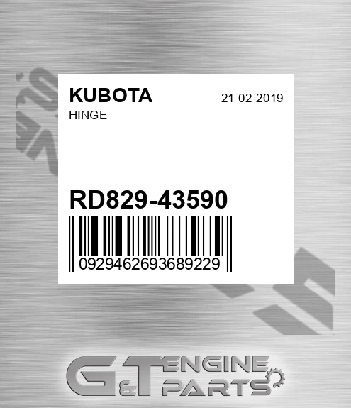 RD829-43590 Hinge