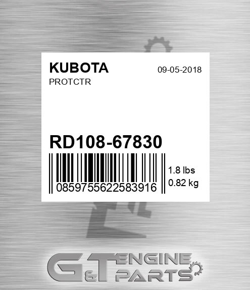 RD108-67830 Protctr for KUBOTA