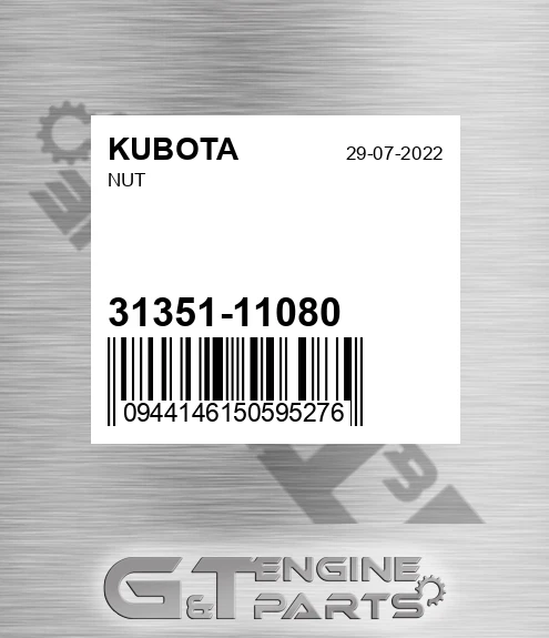 31351-11080 Nut