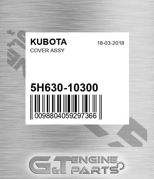 5H630-10300 Cover Assy