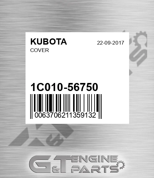 1C010-56750 Cover