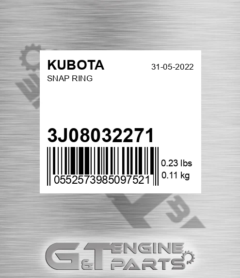 3J08032271 Snap Ring