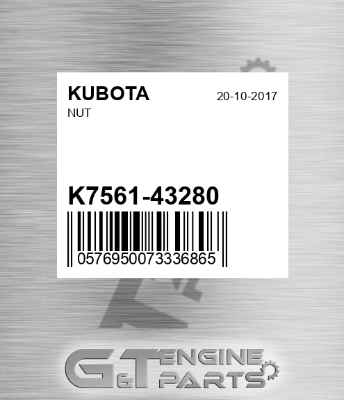 K7561-43280 Nut