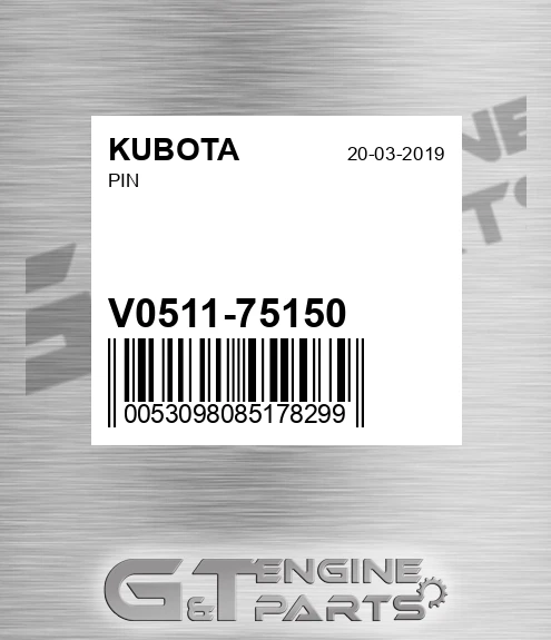 V0511-75150 Pin