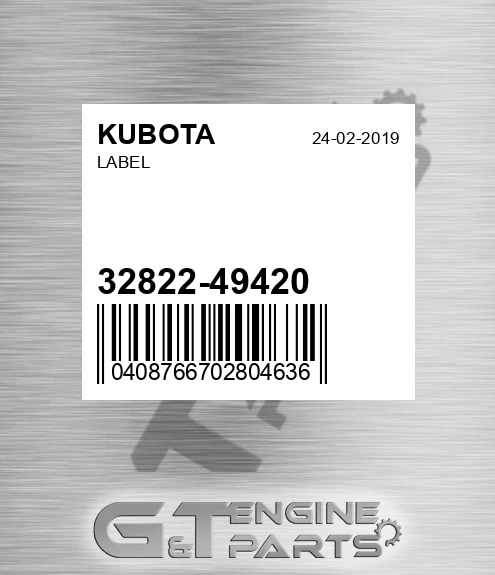32822-49420 Label