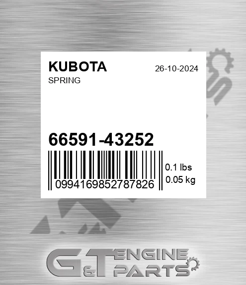 66591-43252 Spring