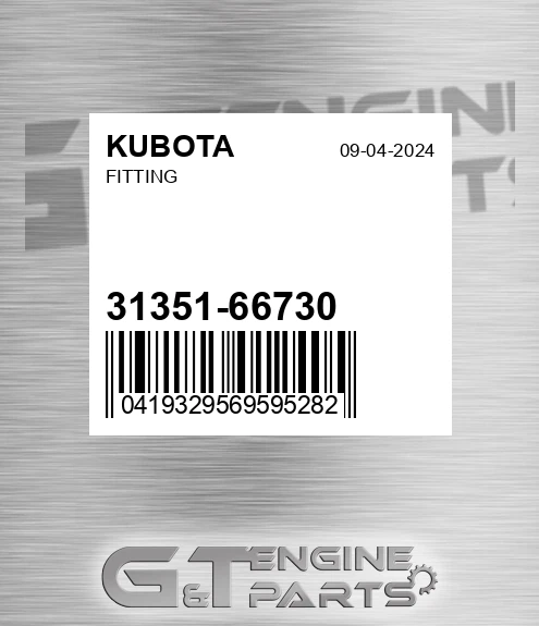 31351-66730 Fitting