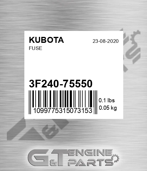 3F240-75550 Fuse