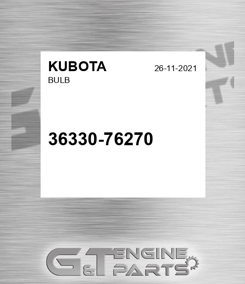 36330-76270 Bulb
