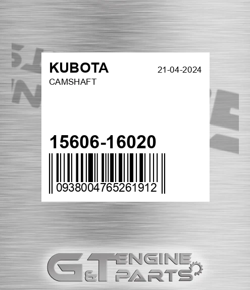 15606-16020 Camshaft
