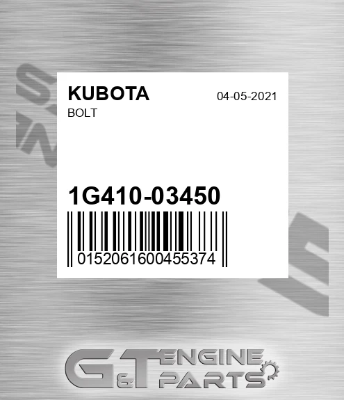 1G410-03450 Bolt