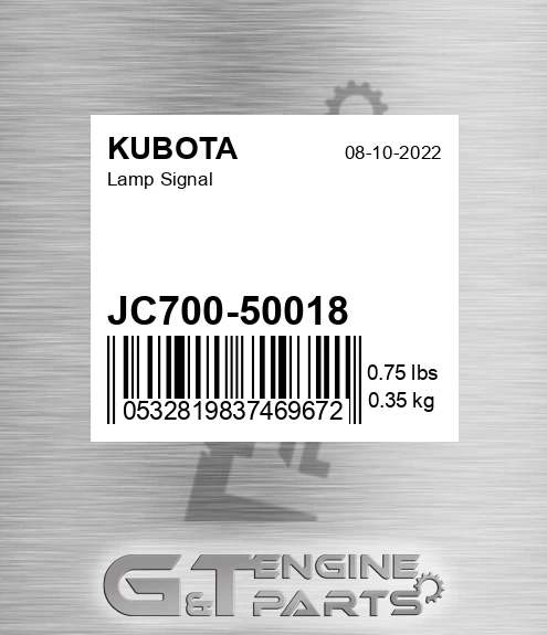 JC700-50018 Lamp Signal