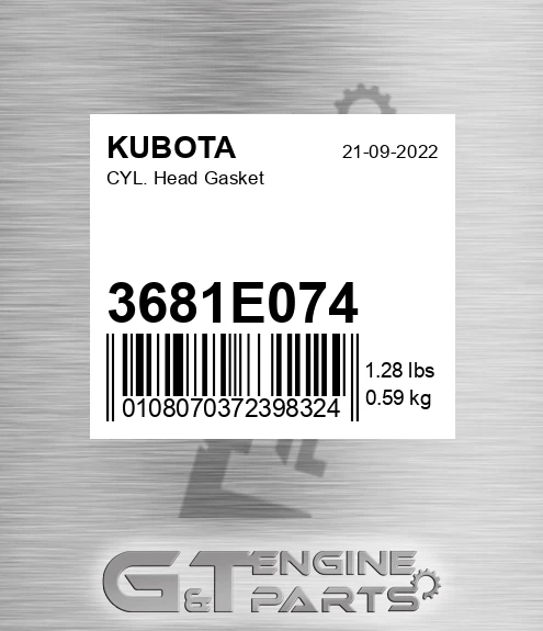 3681E074 Cyl. Head Gasket