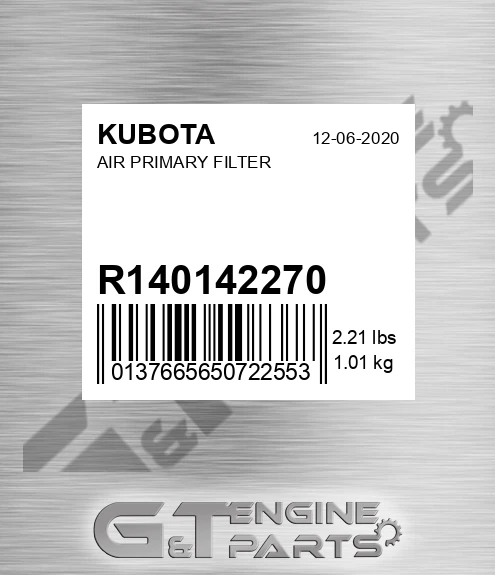 R1401-4227-0 Air Primary Filter