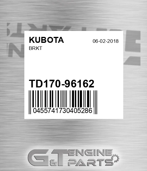 TD170-96162 Brkt for KUBOTA