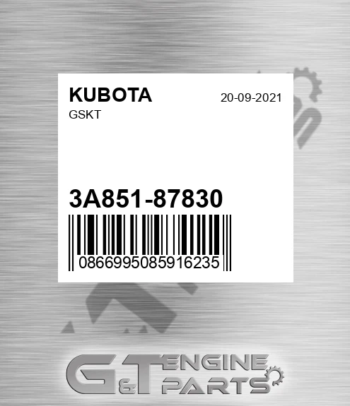 3A851-87830 Gskt